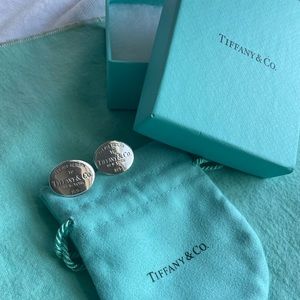Tiffany & Co. Sterling Silver “Return to Tiffany” Cufflinks